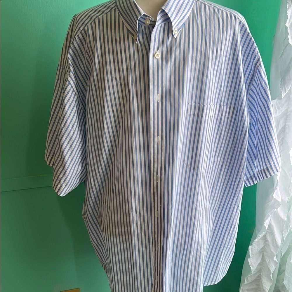 Roundtree &Yorke pinstriped dress shirt
